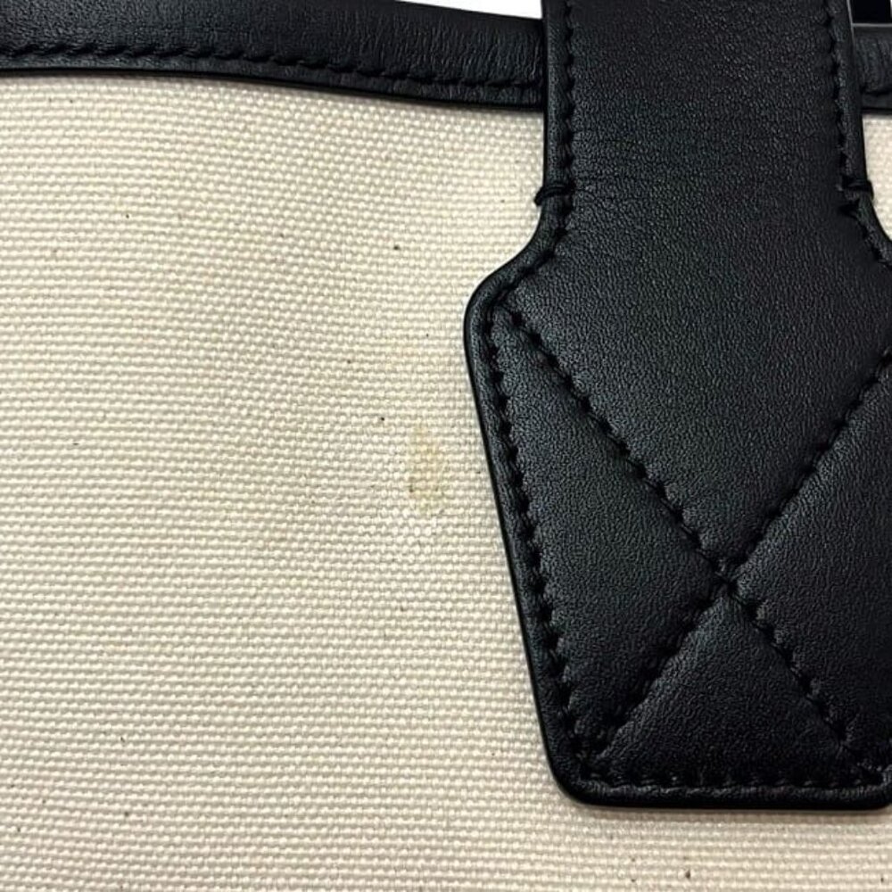 Balenciaga Tote City's Paris Large Tote White Black - Picture 10 of 10